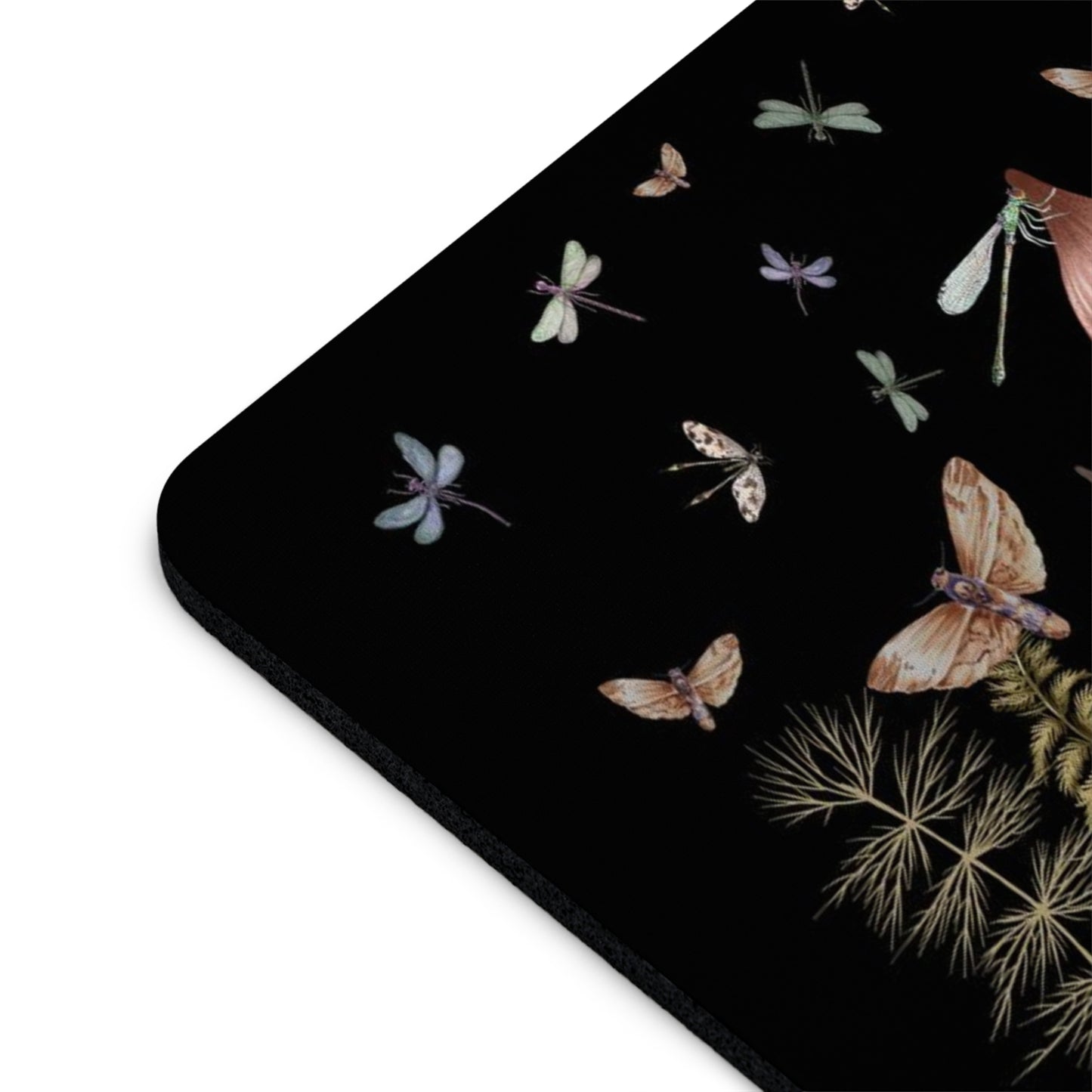 Cottage Mushrooms Mouse Pad (Round or Rectangle) Witchy Cottagecore Office Accessories