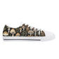 Cottagecore Mushrooms Womens Rubber Low Top Sneakers