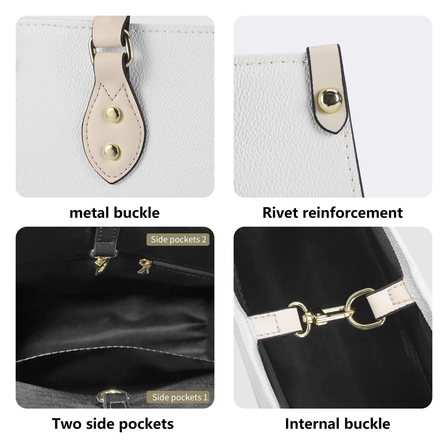 Lotus Moon Luxury Women PU Handbag
