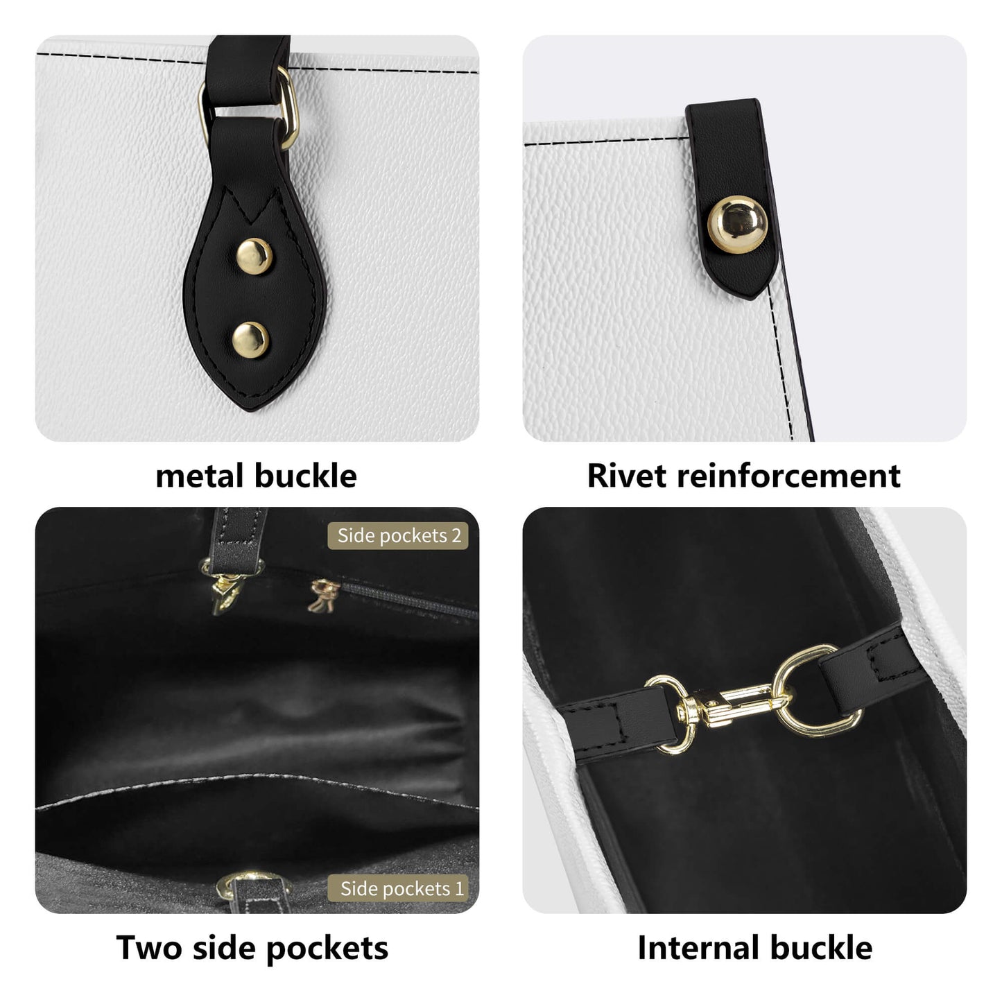 Lotus Moon Luxury Women PU Handbag