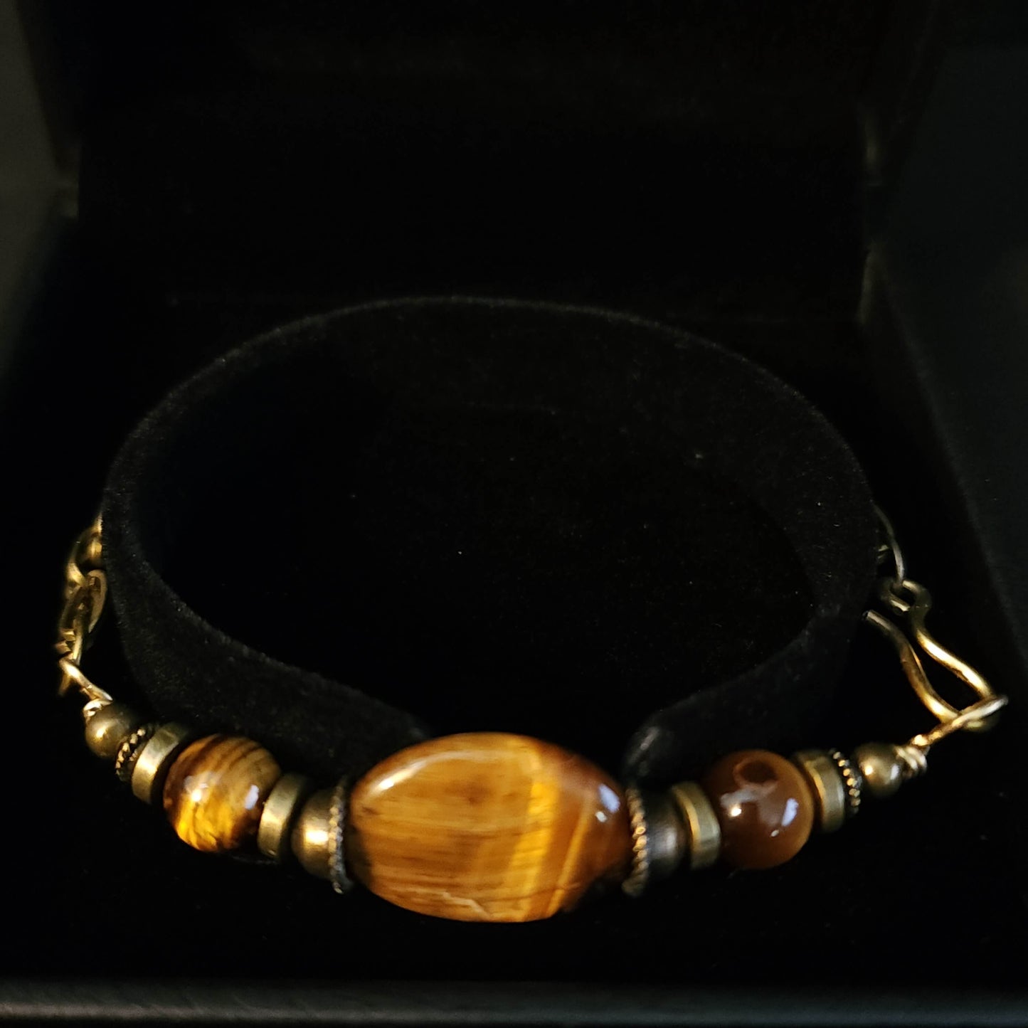 Tiger Eye Bracelet Custom Order for Jo (11 inches)