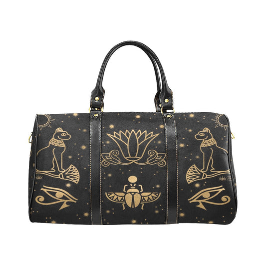 Egyptian Scarab Beetle Waterproof Travel Bag (Small)