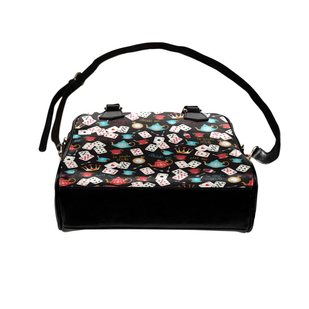 Alice In Wonderland Handbag Pattern #5, Bowler Bag Purse