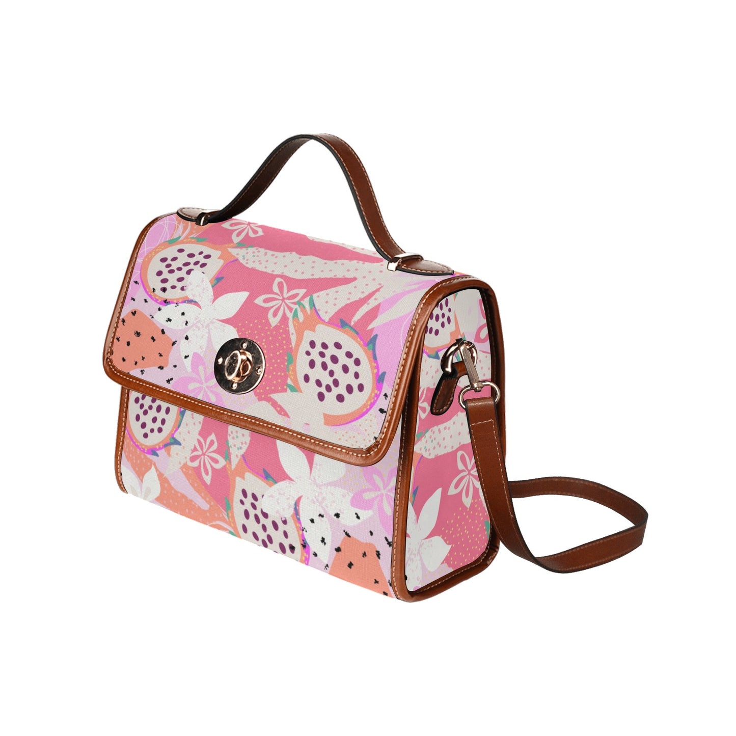 Modern Pink Dragon Fruit Purse