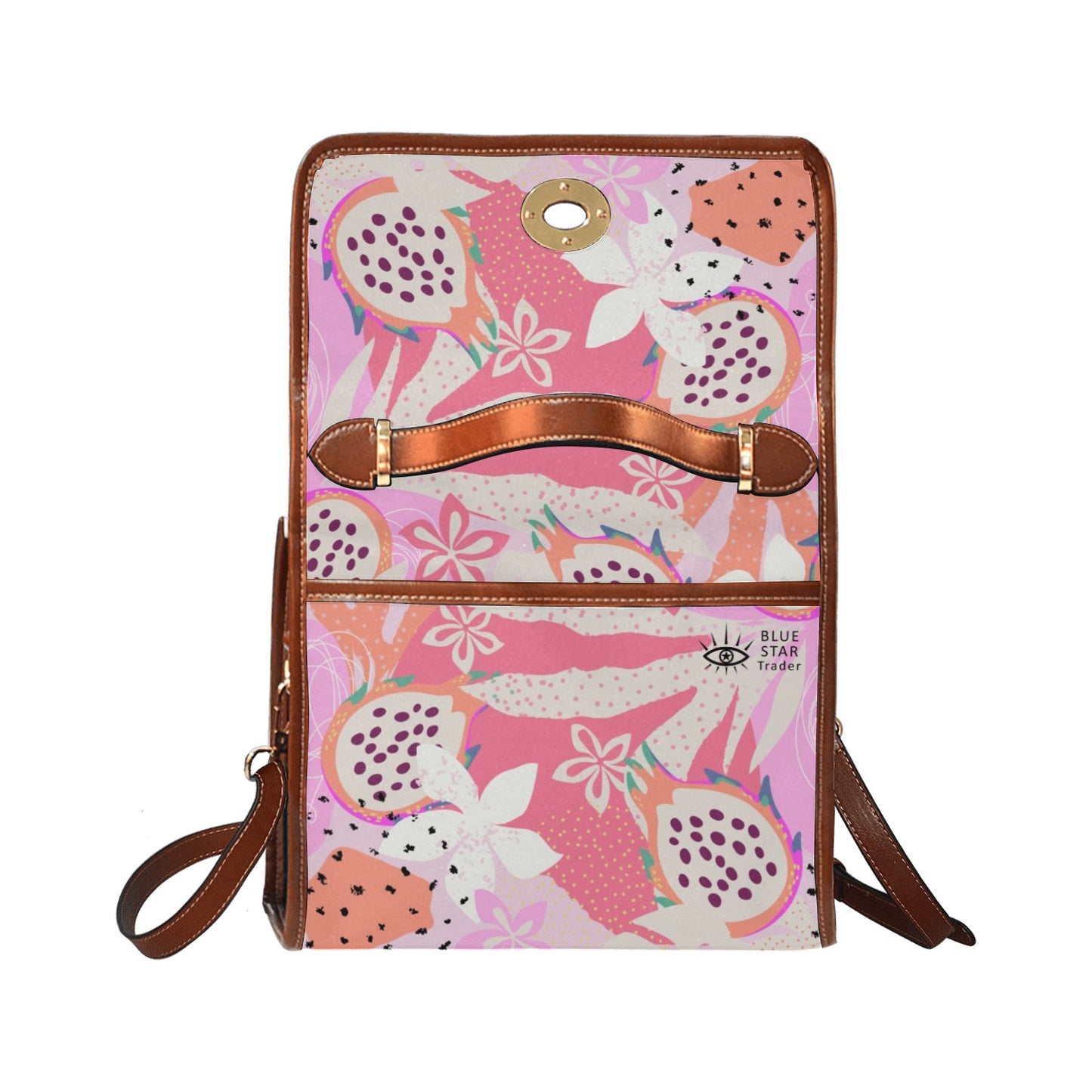 Modern Pink Dragon Fruit Purse