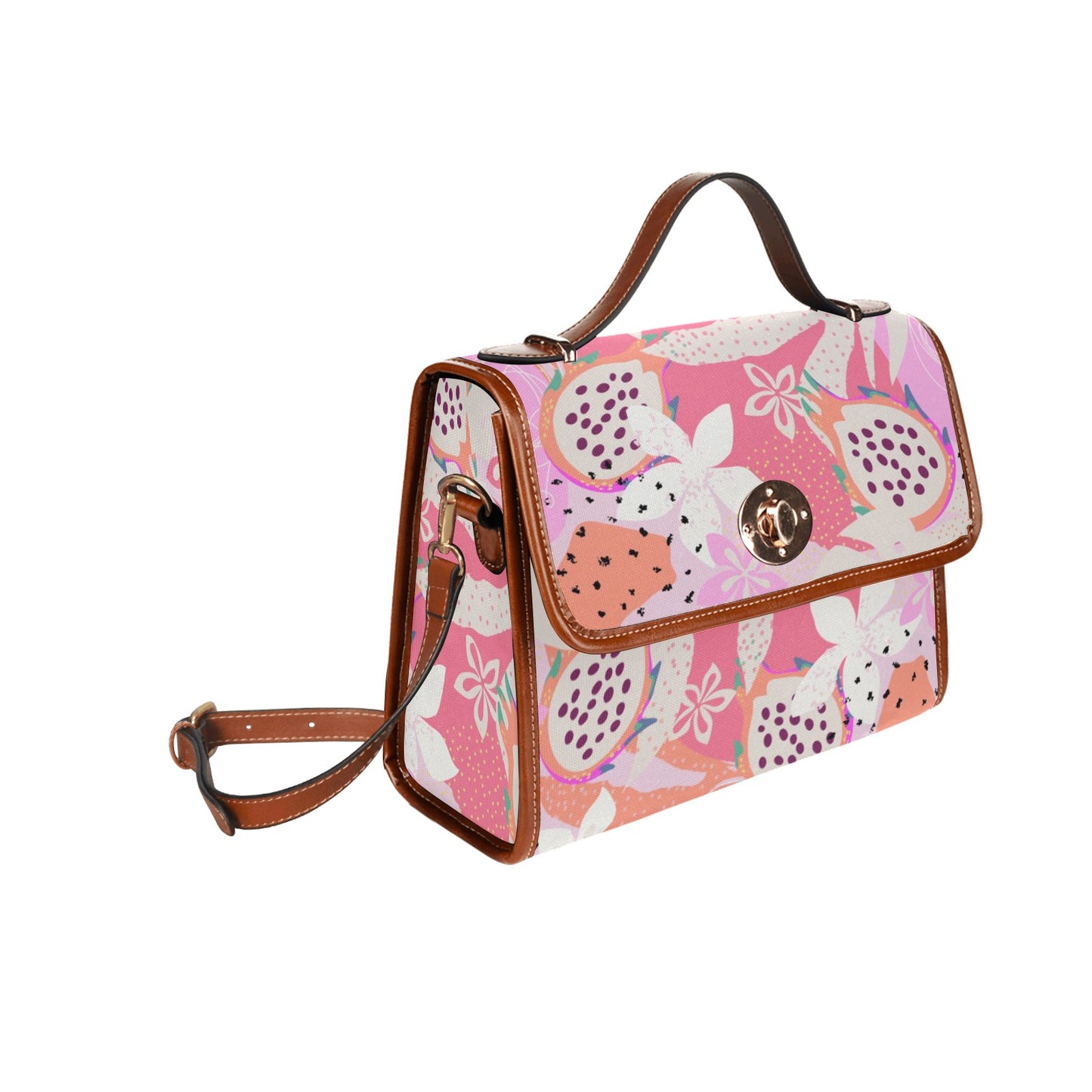 Modern Pink Dragon Fruit Purse