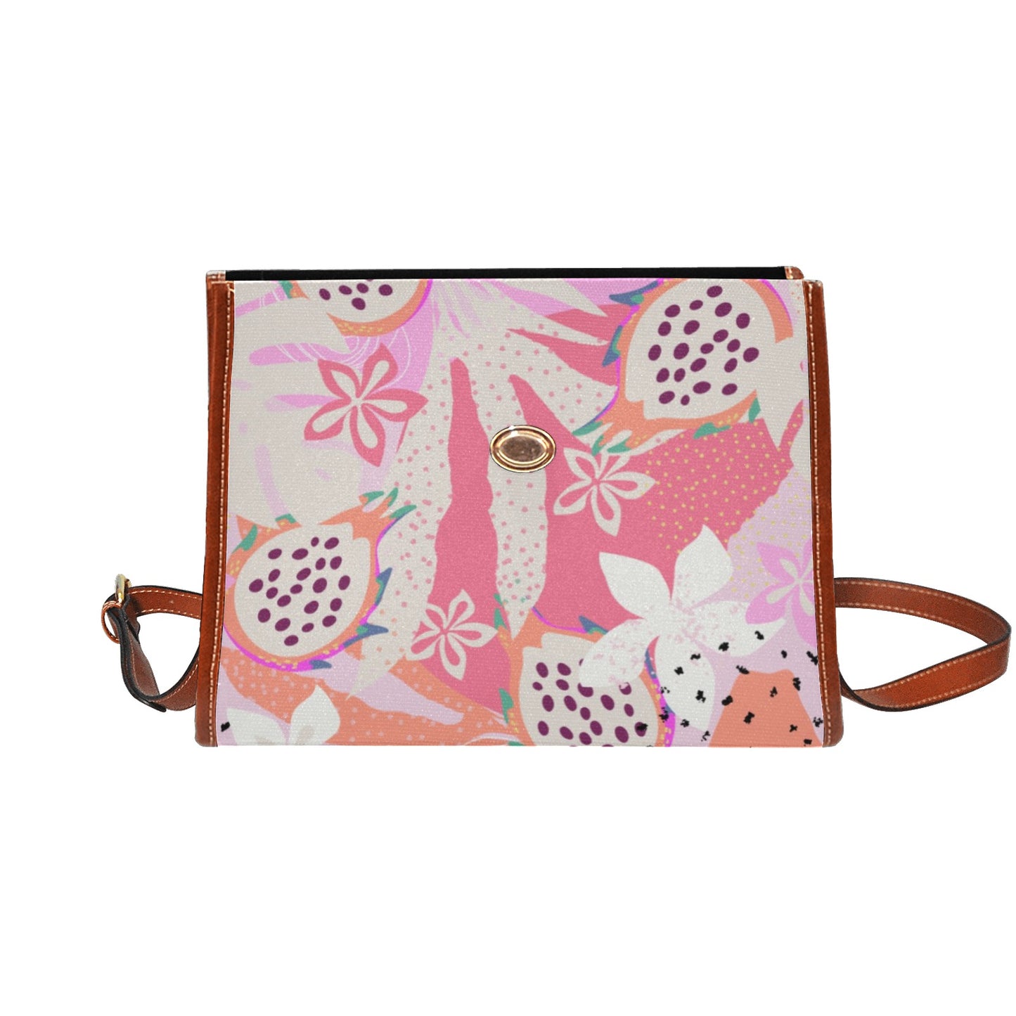 Modern Pink Dragon Fruit Purse