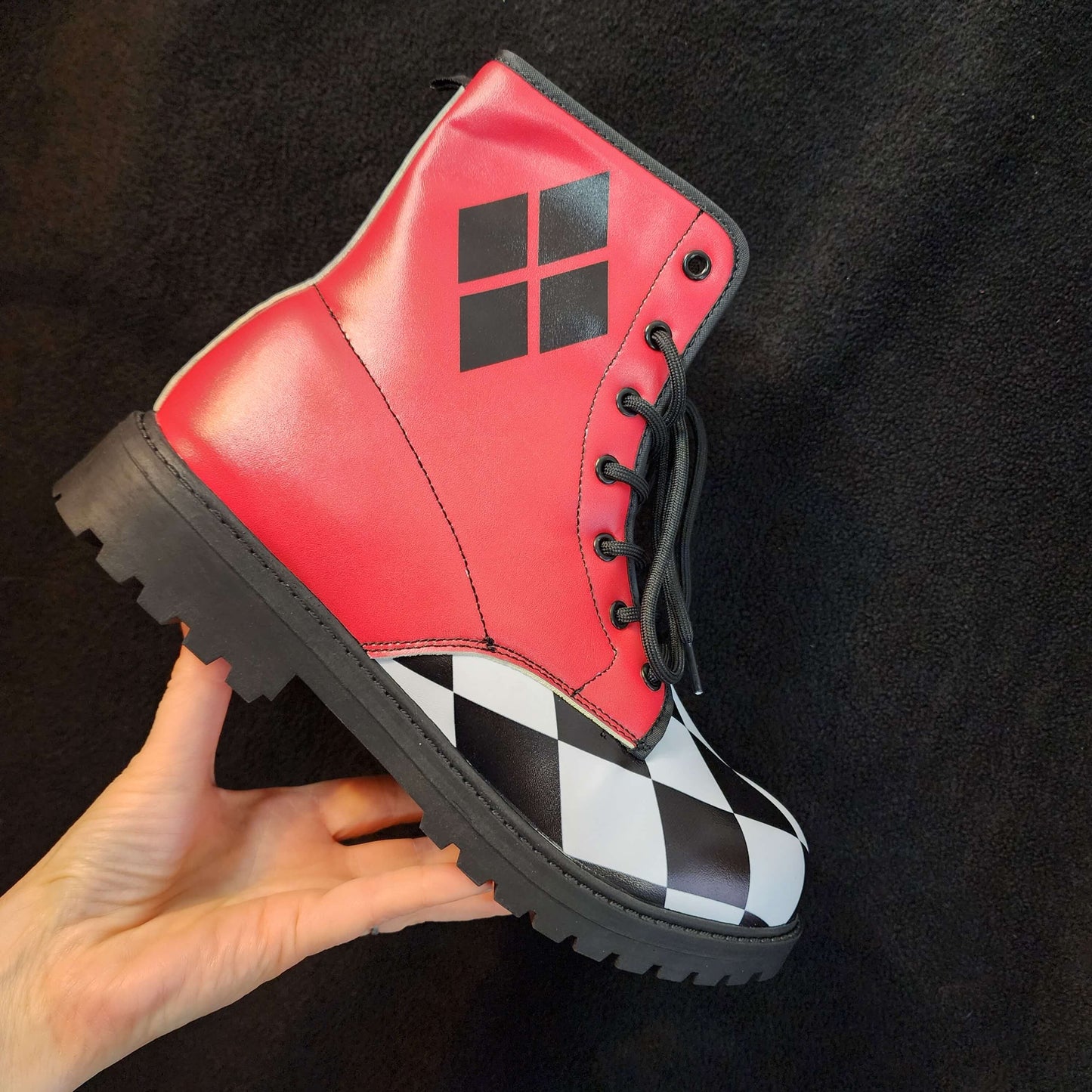 Coolest Joker Boots Combat Style (Size EU41 / Women's 10 / Men's Size 7