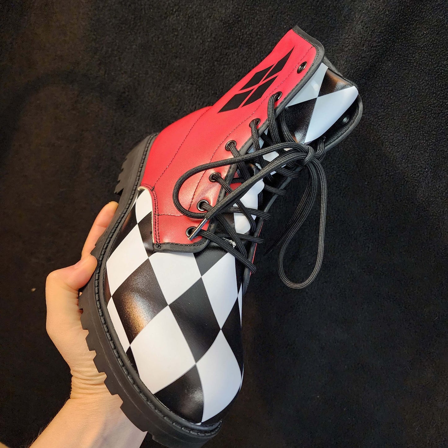 Coolest Joker Boots Combat Style (Size EU41 / Women's 10 / Men's Size 7