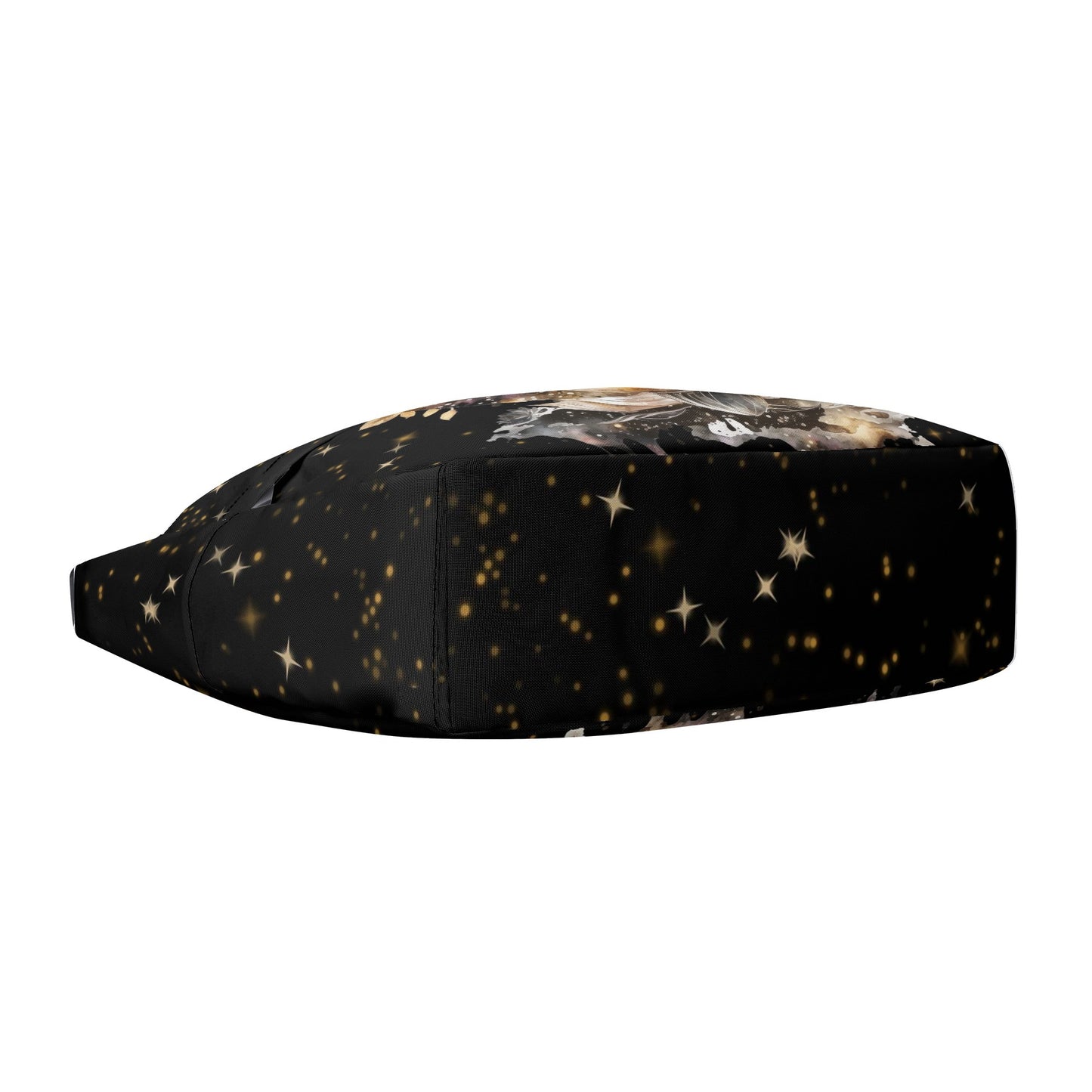 Lotus Moon Canvas Computer Bag, Witchy Shoulder Bag