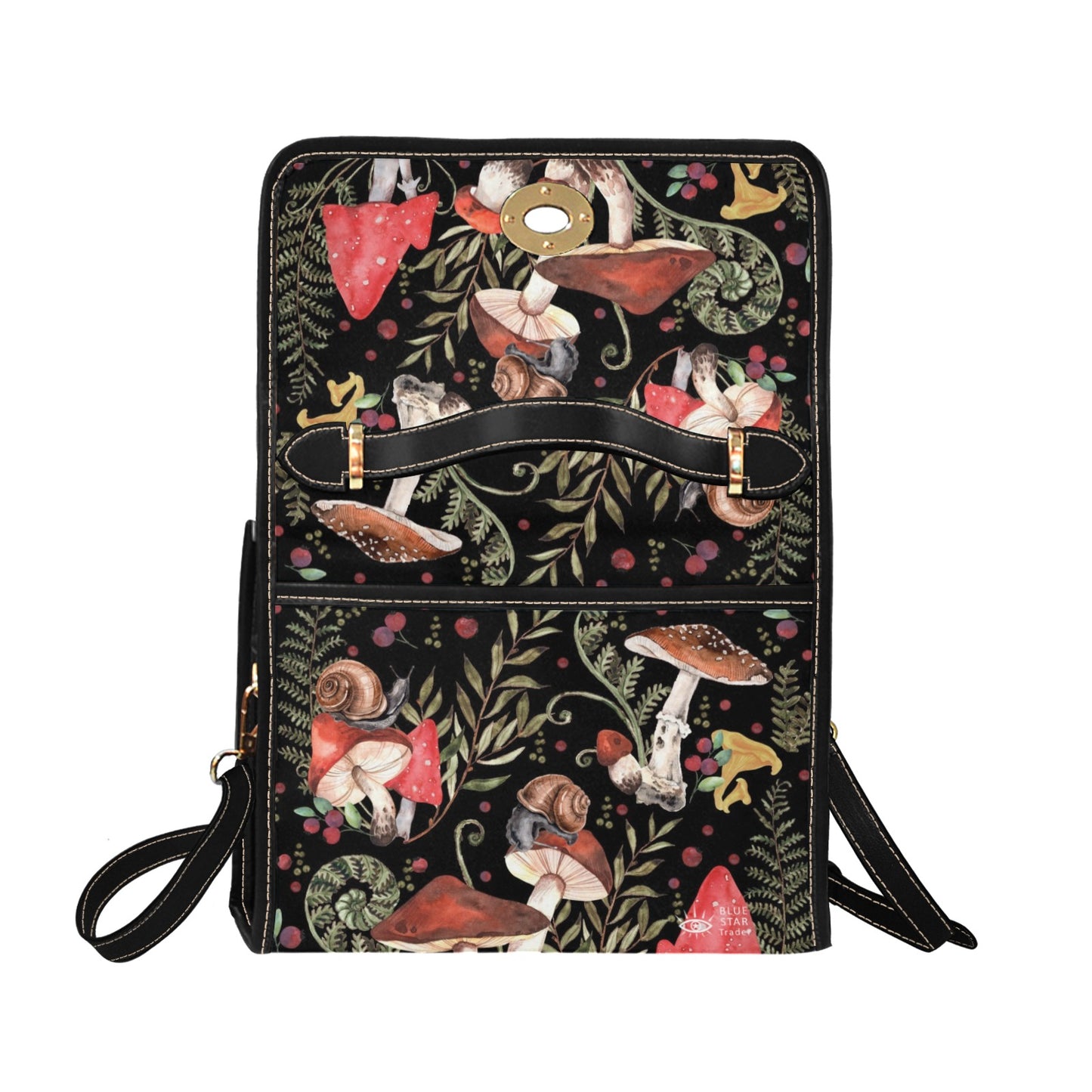 Red Mushrooms Cottagecore Purse
