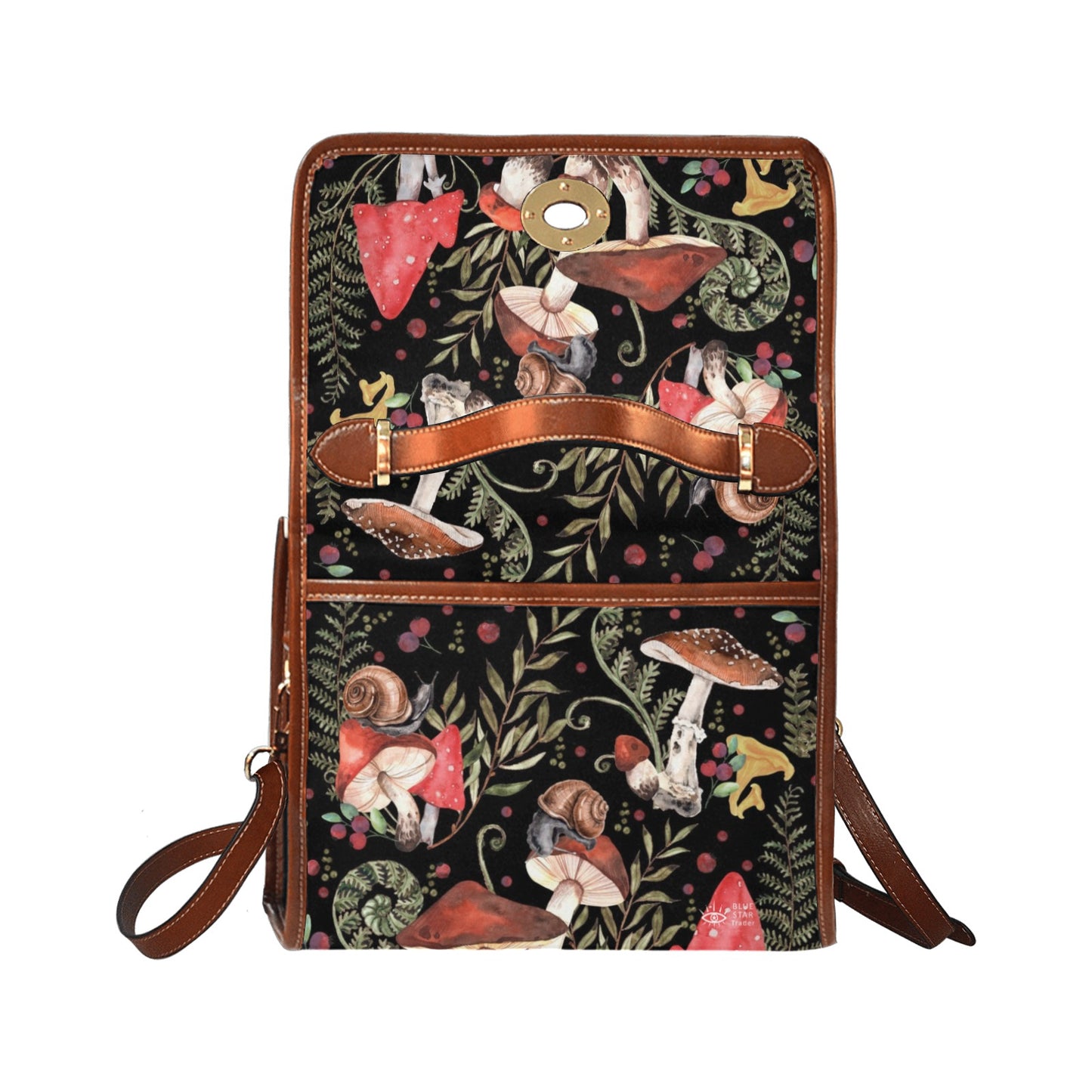 Red Mushrooms Cottagecore Purse