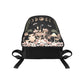 Elegant Mushrooms Backpack, Bookbag (Select Size), Canvas Back pack