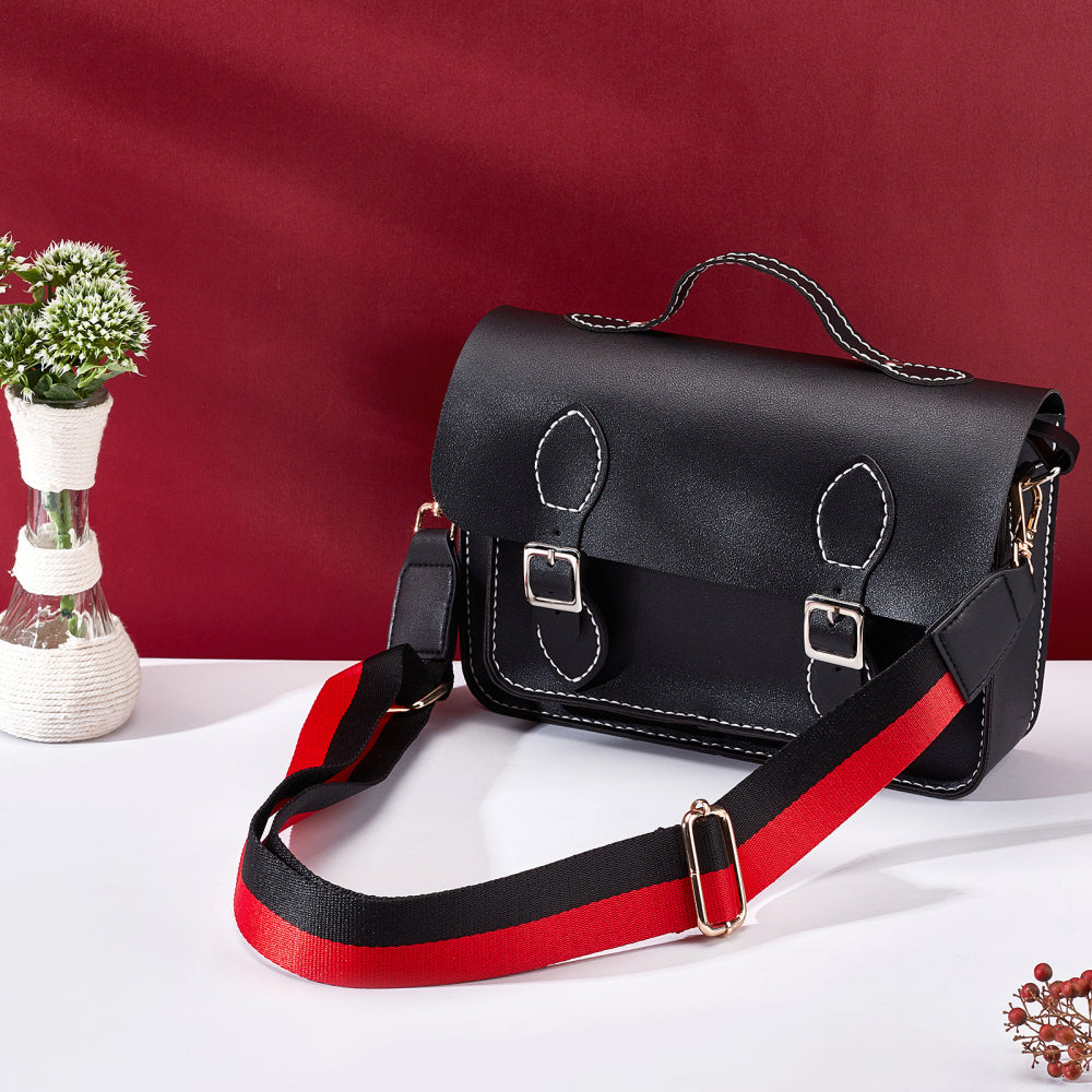 RED & BLACK Purse & Bag Straps | 31 - 55 Inch Crossbody purse straps