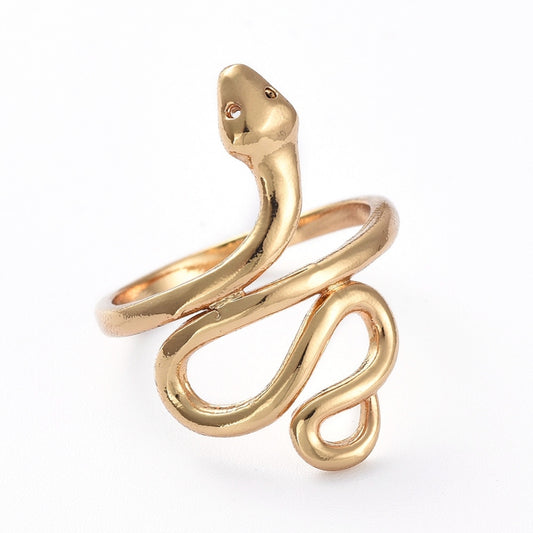 Gold Snake Ring Size 7