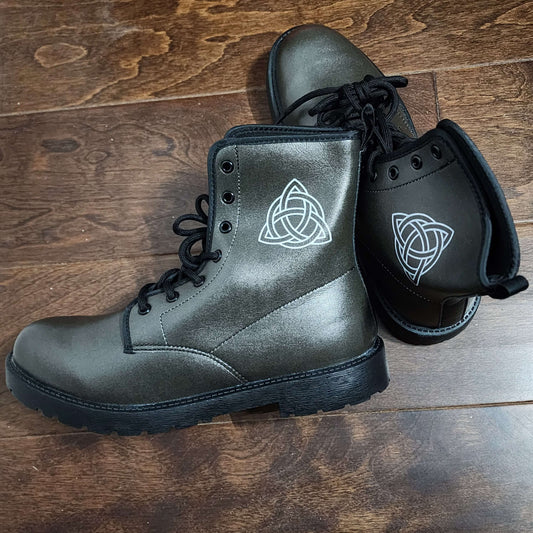 Triquetra Boots Combat Style (Size EU42 / Women's 11 / Men's Size 8.5