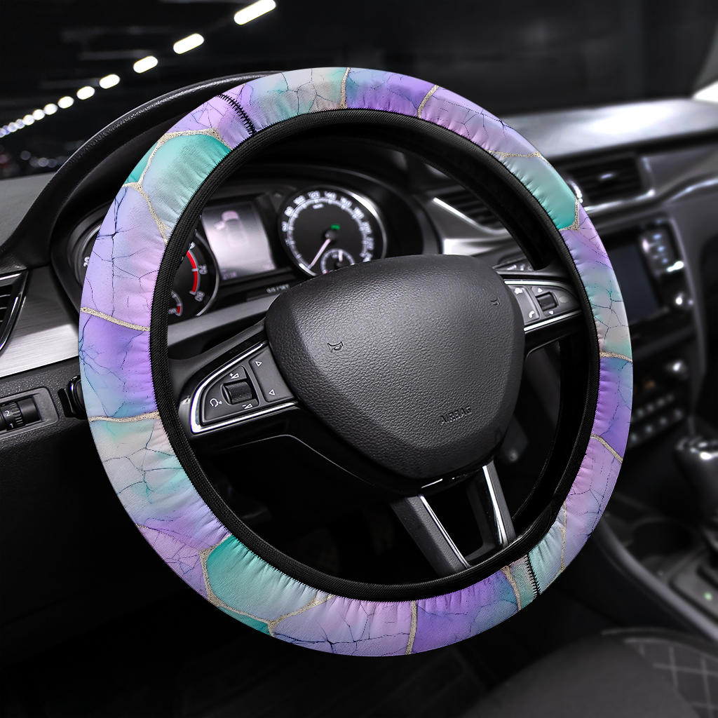 Mermaid Marble (01) Steering Wheel Cover