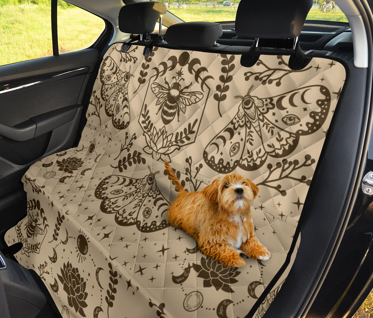 Honey Bee and Moth Car Pet Seat Cover