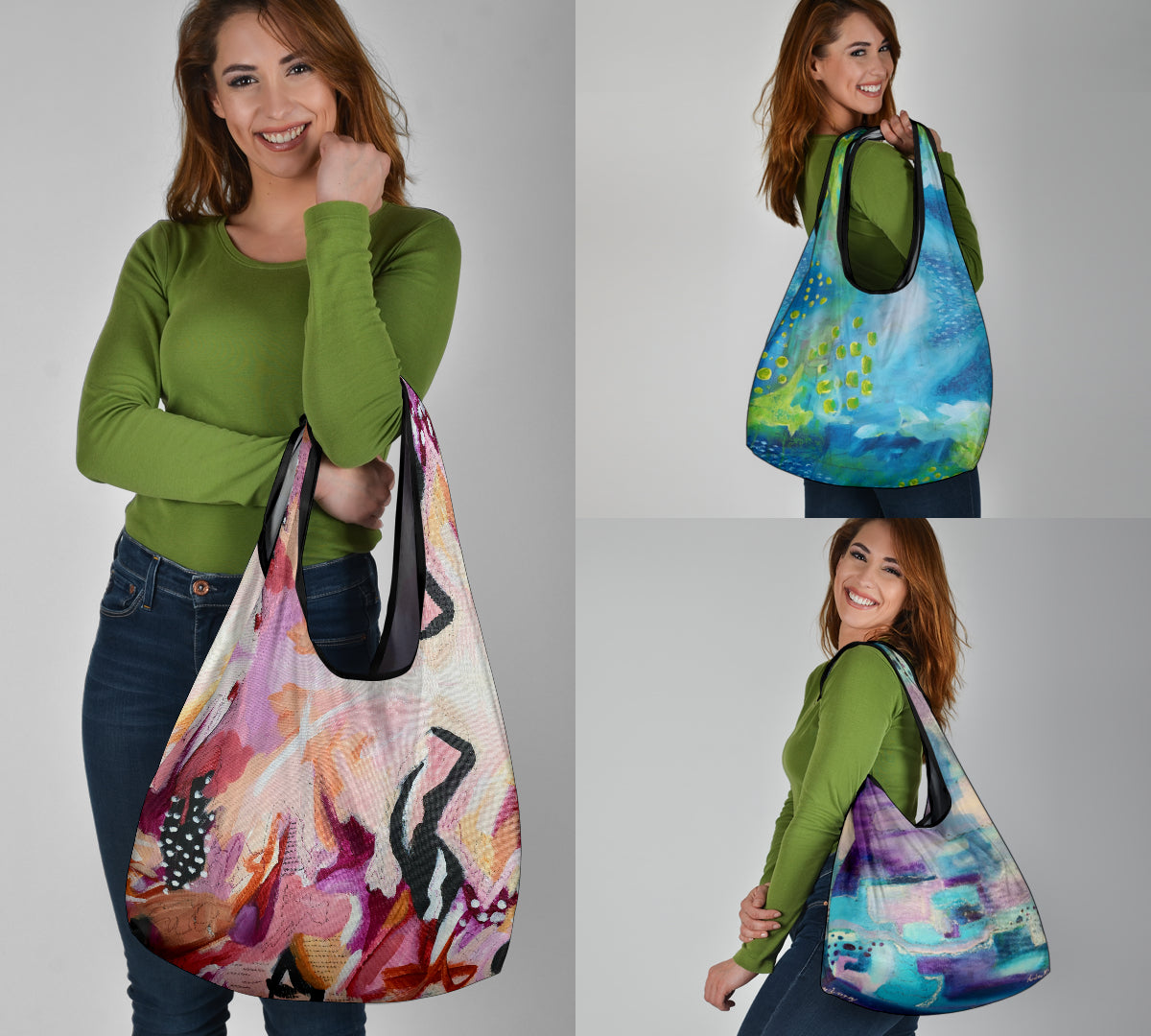 Abstract Art Set 01 - Grocery Bags