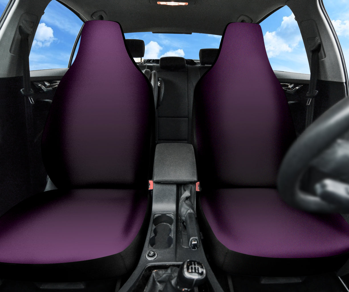 purple ombre car seat covers