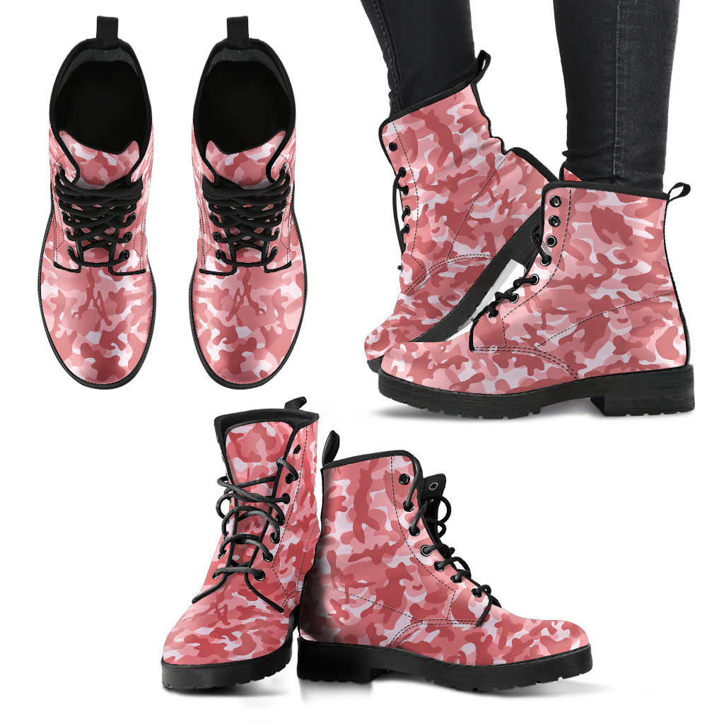 Salmon Camo Camo Boots