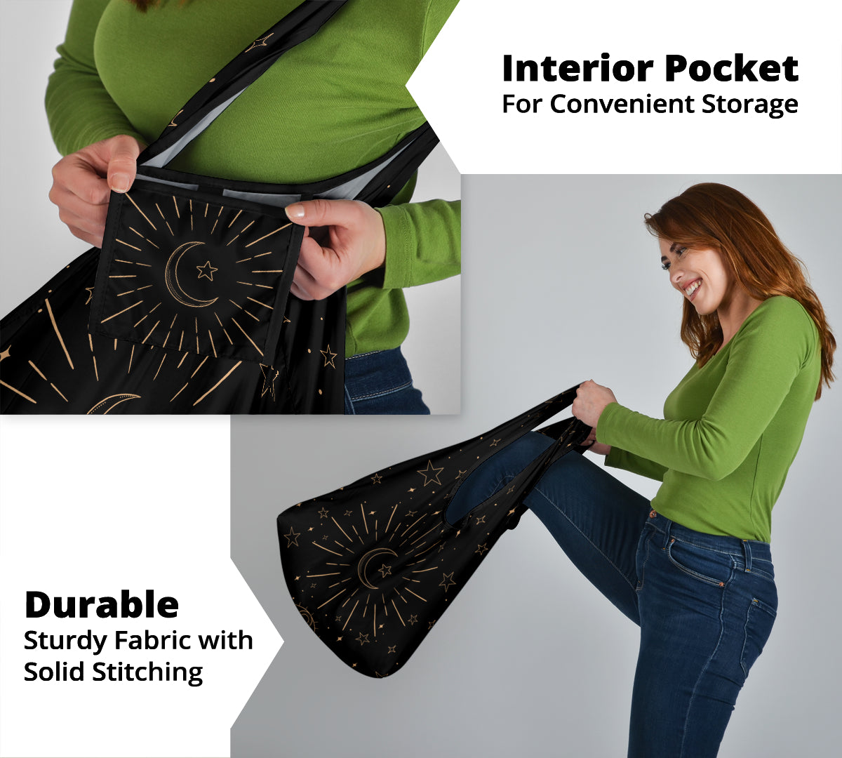 witchy tote bags, shopping bags, reusable grocery bags, eco friendly
