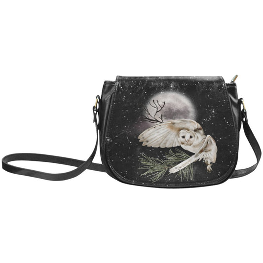 Mystic Owls Saddle Bag Purse