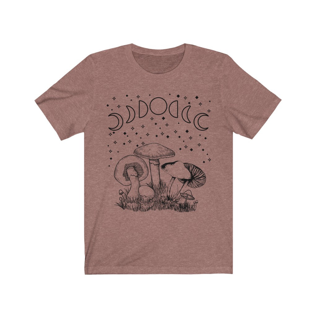Mushrooms and Moon Phases Tee