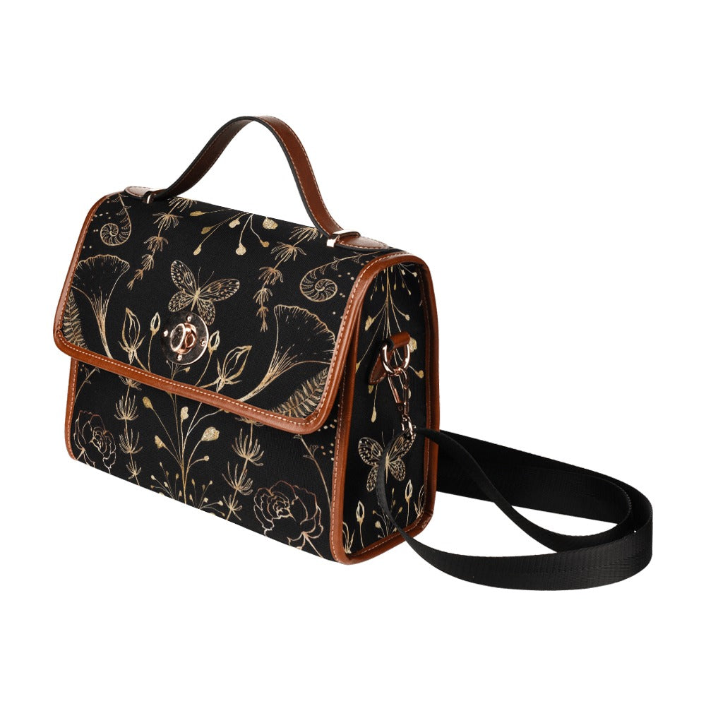 Witchy Cottagecore Butterflies Floral Purse