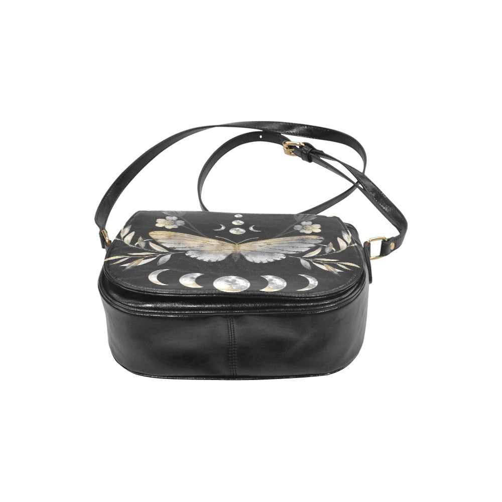Vintage Style Butterfly Moon Phases Purse