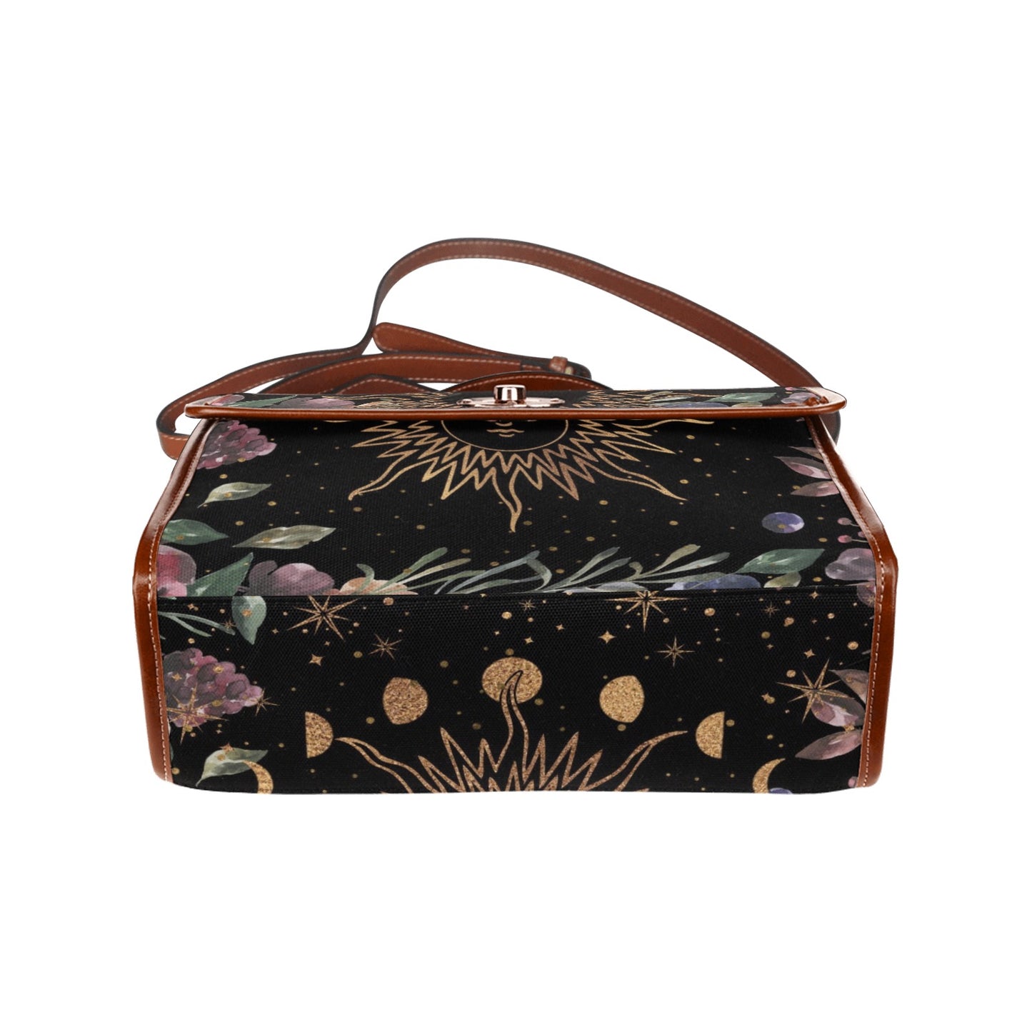 Sun and Moon Phases Cottagecore Purse