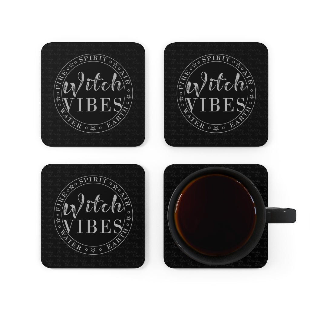 Witch Vibes - Corkwood Coasters Set