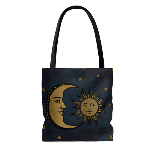 Celestial Sun and Moon - Tote Bag