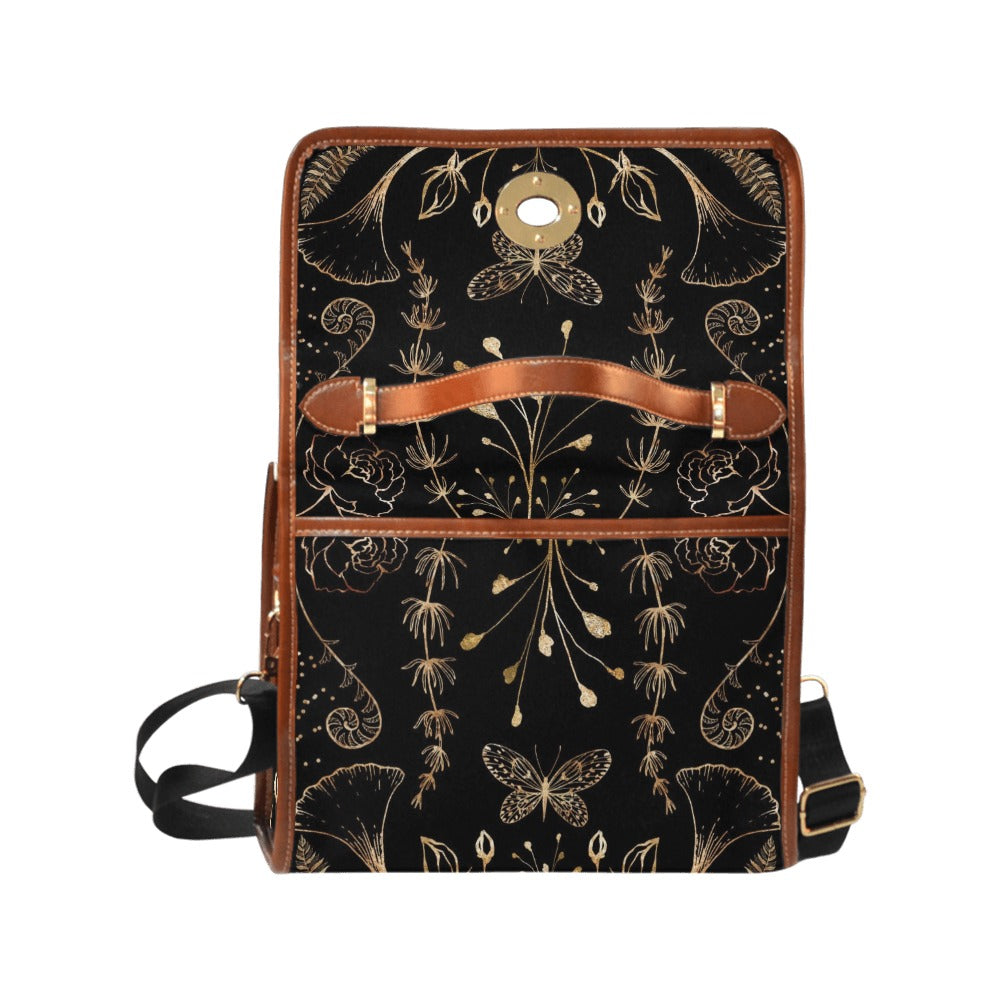 Witchy Cottagecore Butterflies Floral Purse