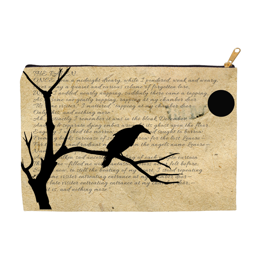 The Raven Nevermore Accessory Pouches (select size)
