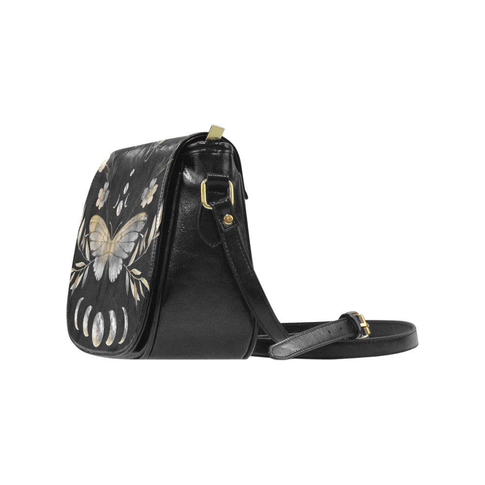 Vintage Style Butterfly Moon Phases Purse