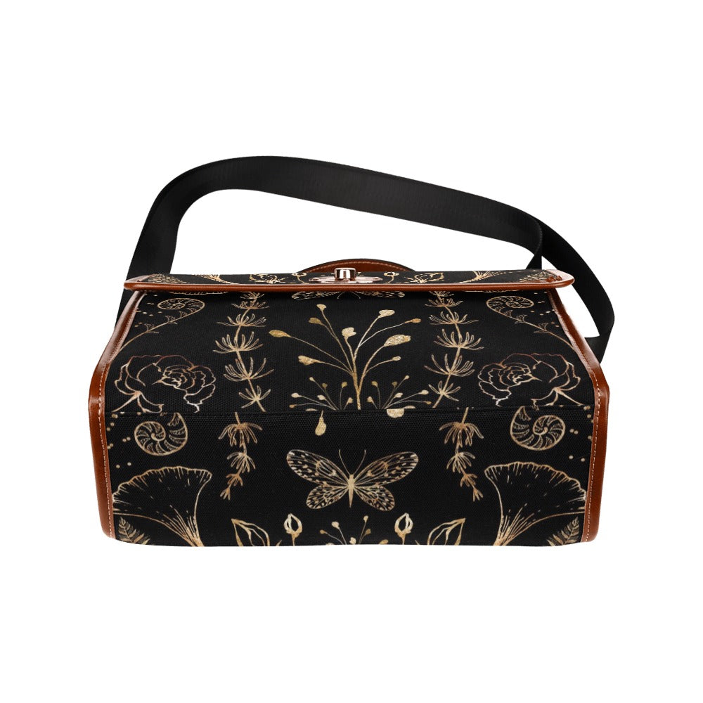 Witchy Cottagecore Butterflies Floral Purse