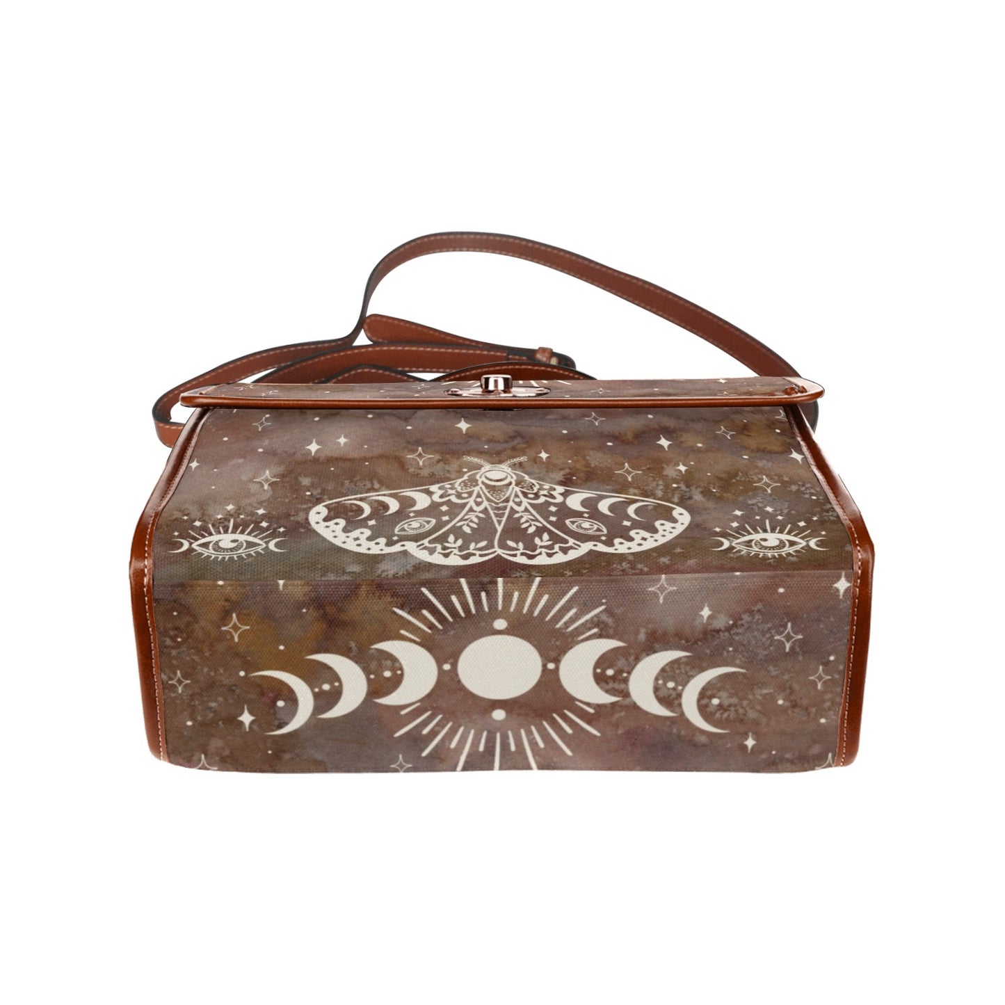 Brown Moth Snake Purse