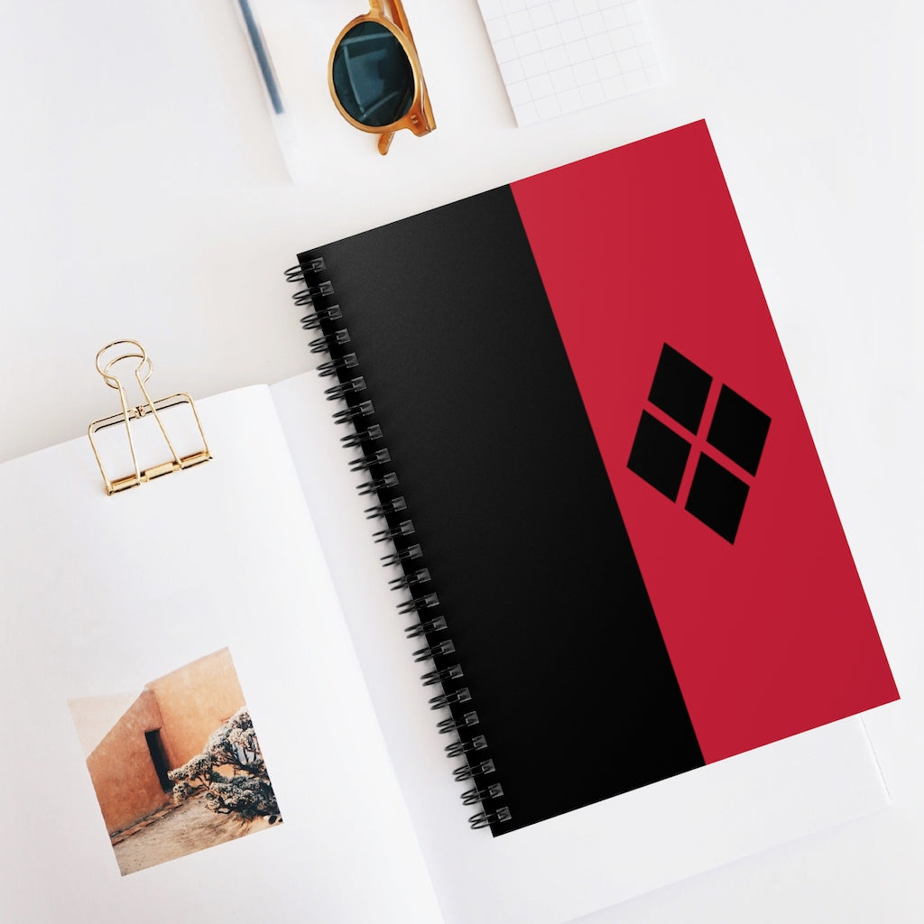 Harley Spiral Notebook 8x6 - Ruled Line Ms. Quinn Inspired