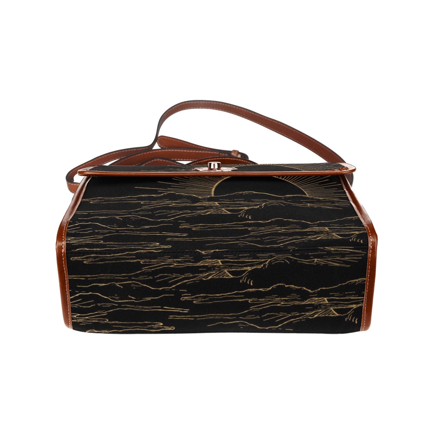 Witchy Sunset Purse Black