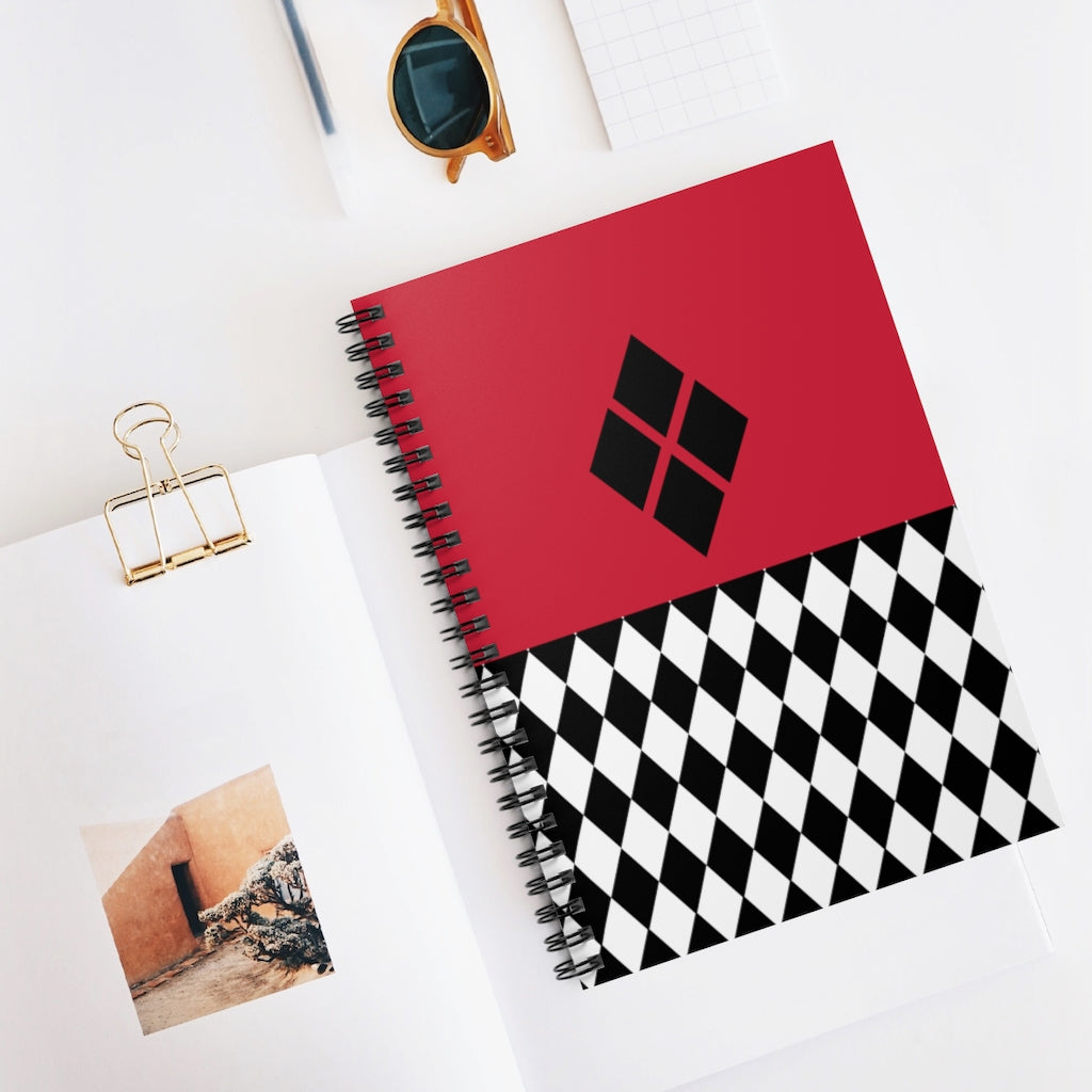 Harley Spiral Notebook 8x6 - Ruled Line Ms. Quinn Inspired