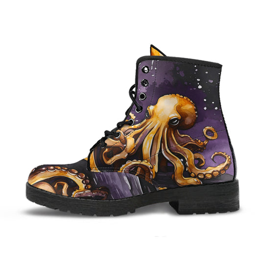 purple octopus boots