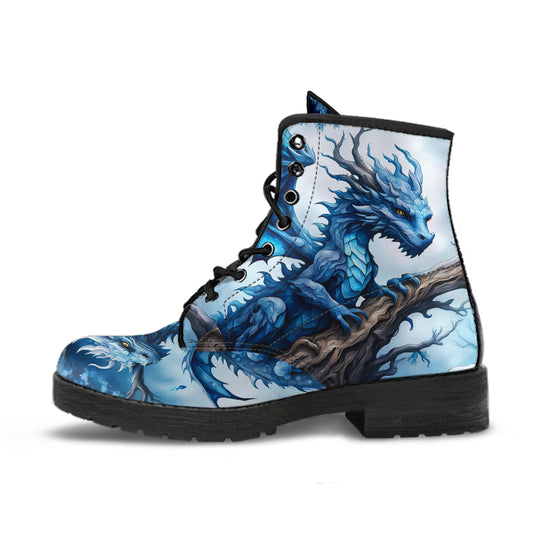 blue dragon ankle boots combat boots