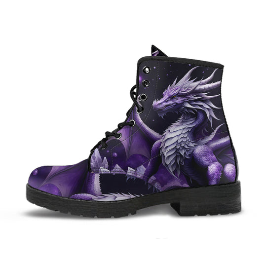purple dragon combat boots