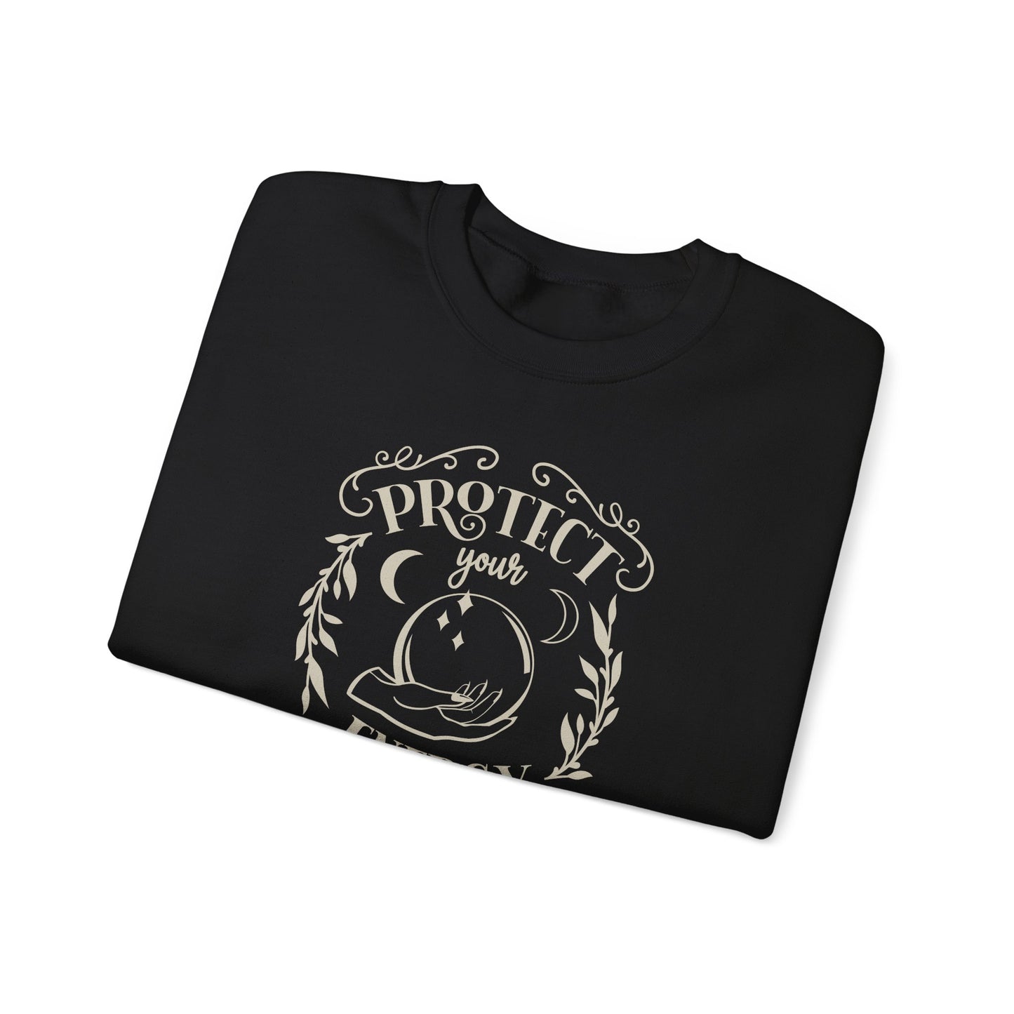 Protect Your Energy | Witchy Black Sweatshirt