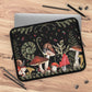 Mushrooms Witch Laptop Case, laptop sleeve, ipad tablet padded cover travel case