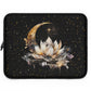 Lotus Moon Laptop Case, Witchy laptop sleeve