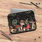 Mushrooms Witch Laptop Case, laptop sleeve, ipad tablet padded cover travel case