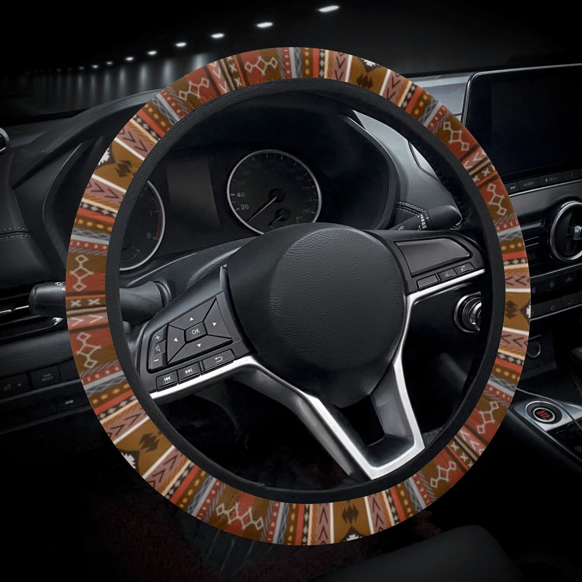 Add style and personality to your car with a custom printed steering wheel cover!