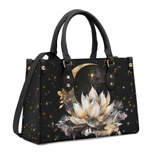 Lotus Moon Luxury Women PU Handbag